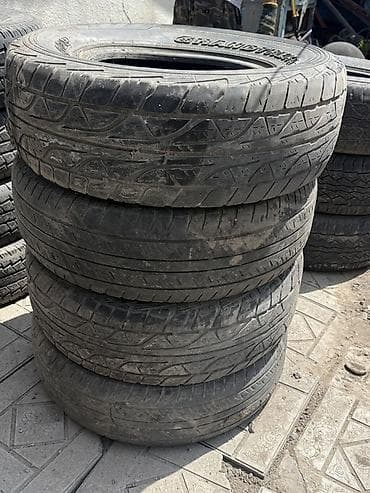 меняю шины: Шины >385 / >80 / R 17, Всесезонная, Б/у, Комплект, Внедорожные (АТ/МТ) — 4