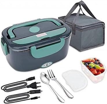 термос для еды с подогревом: Пищевой контейнер, цвет - Серый, Самовывоз, Платная доставка — 4