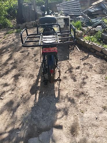 планета: Электроскутер грузовой с задним расширенным багажником - — 4