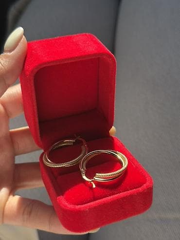 Серьги, Женские, Вставка: Без вставки