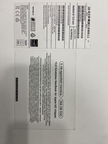 куплю макбук: Ноутбук, Apple, 8 ГБ ОЭТ, Apple M2, 13.5 ", Колдонулган, Жумуш, окуу үчүн, эс тутум SSD — 4