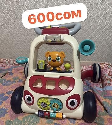 куплю ходунки: Развивающая каталка-ходунки для малышей - Игрушка в виде машинки с — 1