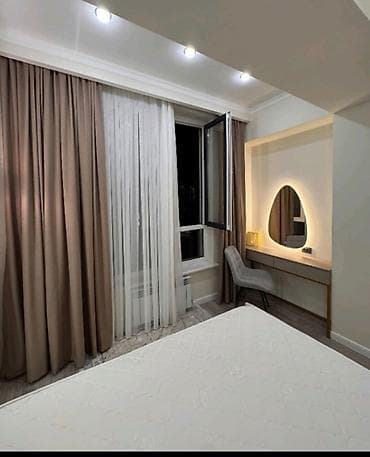 Батирлер: 2 бөлмө, 55 м², Пишпек Элитка, 13 кабат, Евро оңдоо — 1