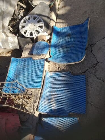 надувной матрас для автомобиля на заднее сиденье: Плоские Eva Полики Для салона цвет - Синий — 2