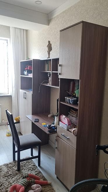Детский комплект мебели в едином стиле (ЛДСП, цвет: дуб сонома/орех) — 2