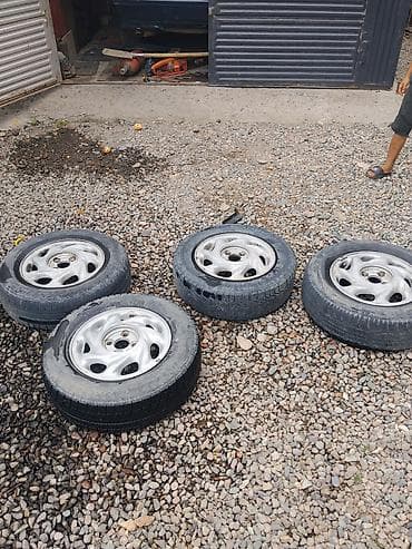 Дөңгөлөктөр монтажда 185 / 70 / R 14, Кыш, Комплект, Жеңил унаалар, Темир, тешиктери - 5