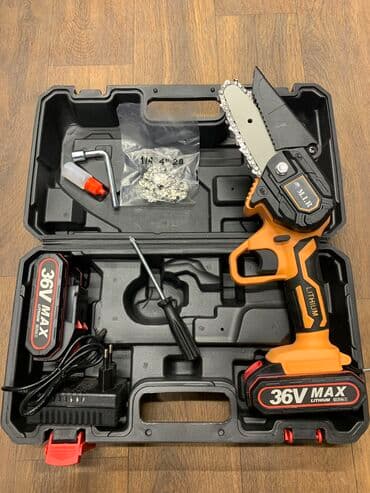 электрическая цепная пила купить в бишкеке: Сабельная пила 20v. Сучкорез DINGO Оригинал пила — 18