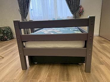 Полки, стеллажи: Детская односпальная кровать, Новый, Для девочки, Для мальчика, С матрасом, Самовывоз, Платная доставка — 2