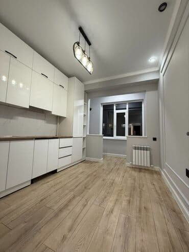 купить квартиру под самоотделку в бишкеке: 1 комната, 42 м², Элитка, 12 этаж, Евроремонт — 2