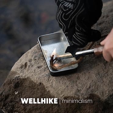 темляк: Огниво Кремень WellHike (ферроцериевый стержень) с многофункциональным — 3