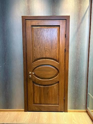 буу листы: Межкомнатная дверь, Б/у, Глухие, Деревянная — 1