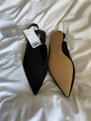 h m новый: Босоножки, 38, H&M, Новый, цвет - Черный, Самовывоз — 2