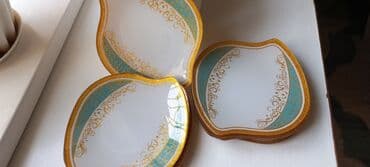 посуда для микроволновки: Набор для кухни 1) Сервиз столовой посуды: - Круглые обеденные — 6