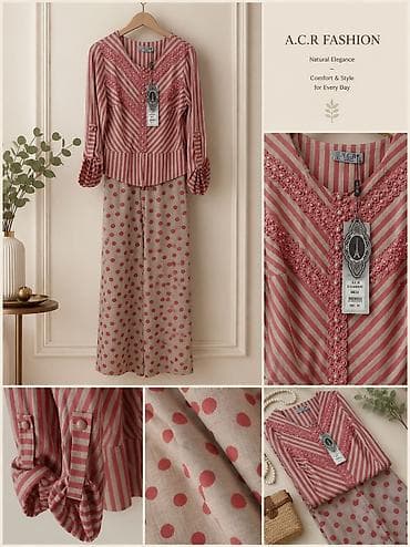 Личные вещи: Костюм A.C.R Fashion из натуральной ткани: - Стиль: повседневная — 1