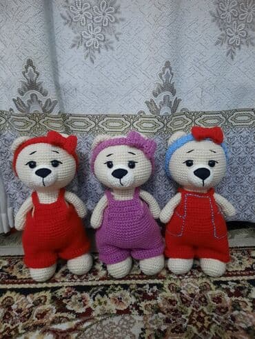 В продаже экологически чистые вязаные игрушки, ручная работа,качество