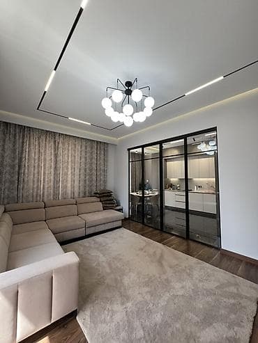 discovery studio: 3 комнаты, 111 м², Асанбай мкр Элитка, 5 этаж, Дизайнерский ремонт — 2