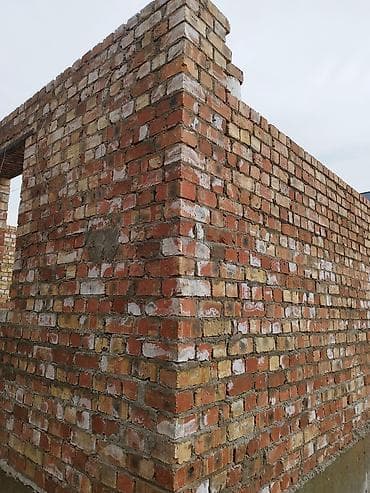 работа кирпичный: Частный фундамент стяжка штукатурка кылатка утепления крыша жумуштар — 4
