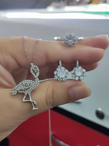 свадебные наборы ручной: Серебро 925 пробы Размеры имеются Для заказа пишите на Ватсапп — 1