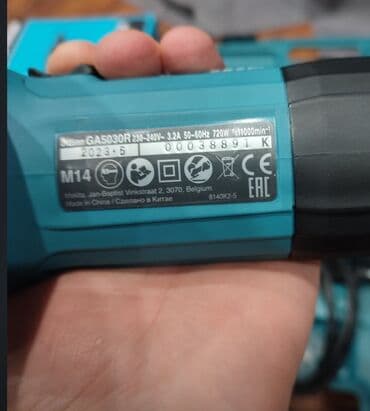 мир инструментов: Новый, От электросети, Makita, 125 мм, 720 Вт, 11000 об/мин — 2