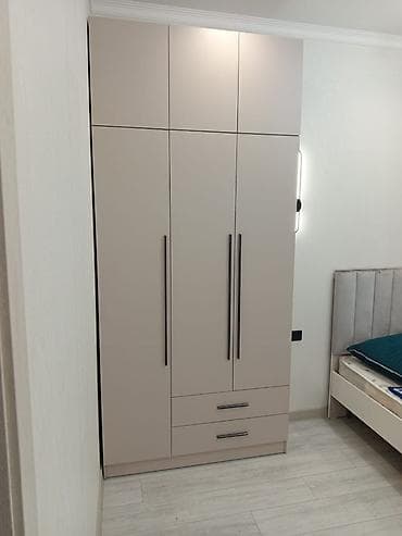 фурнитура на мебель: Спальный гарнитур, Двуспальная кровать, МДФ, цвет - Белый — 6