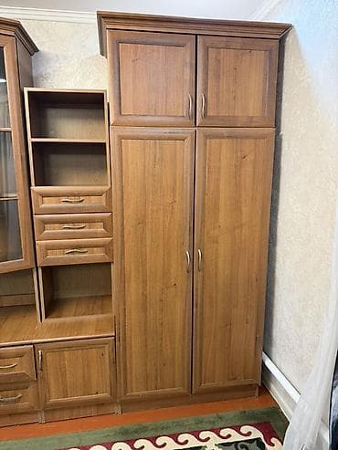 Шкафы: Стенка-шкаф, Тип стенки-шкафа: Модульная, Для зала, Б/у — 5