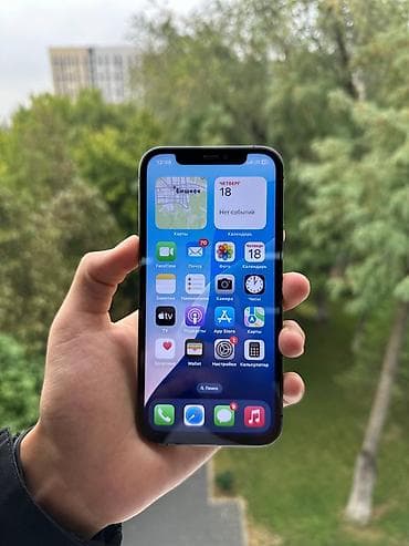 phone 10: IPhone 12 Pro, 128 ГБ, Графит, 75 % — 2