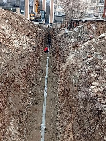 Буюртмага терезелер: Прокладка наружных инженерных сетей под ключ - Земляные работы — 2