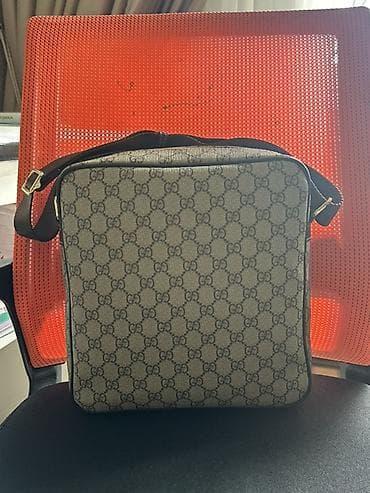 большой рюкзак: Классическая сумка, Gucci, Материал: Комбинированный материал, Жёсткая конструкция, Унисекс — 2