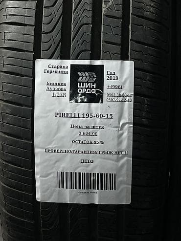 lining pantera: Шины 195 / 60 / R 15, Лето, Легковые, Германия, Pirelli — 5