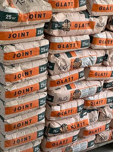 клеи: Alinex- сухие строительные смеси от производителя, лакокрасочные — 6