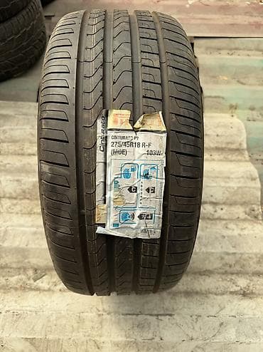 разнопарка: Шины 275 / 45 / R 18, Лето, Б/у, 1 шт, Легковые, Германия, Pirelli — 1
