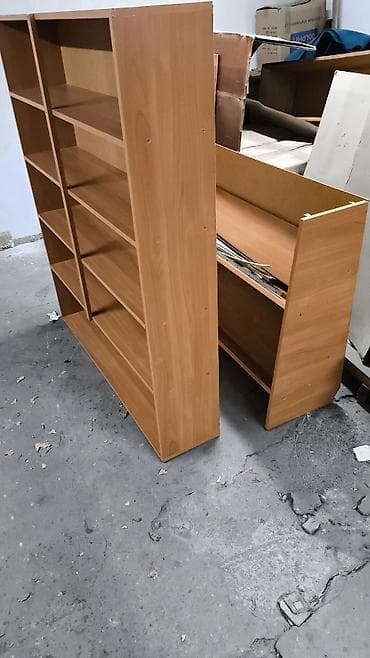 полки детские: Стеллажи/витрины из ЛДСП под дерево (цвет — светлый бук). Состав и — 9