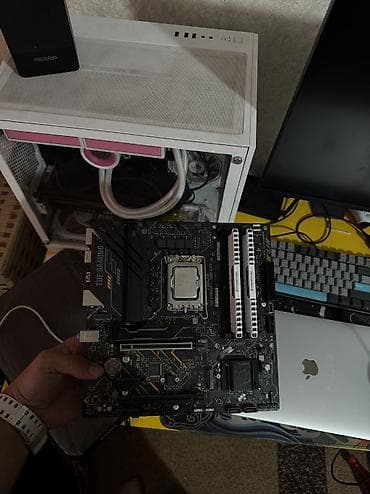 intel core i5 2500: Материнская плата, Б/у, Asus, LGA1700, Micro-ATX, Для ПК — 1