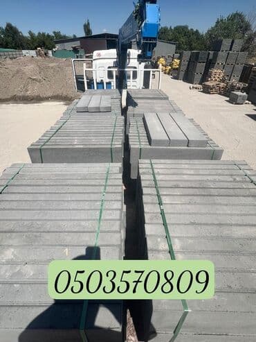 тратуарные бардюры: Дорожный бордюр, Прессованный, ЖБИ (Железобетонный), Новый — 7