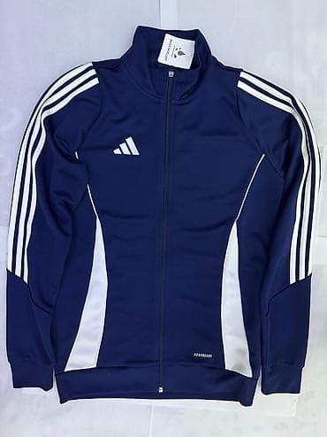 Мужская толстовка, S, Adidas, Новый, цвет - Синий, Самовывоз