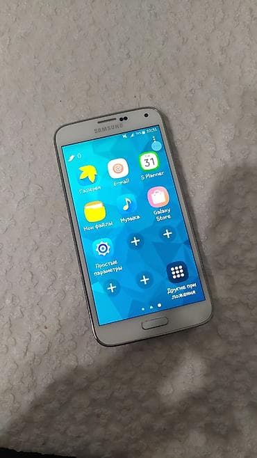 Samsung Galaxy S5 Duos, Б/у, 16 ГБ, цвет - Белый, 2 SIM