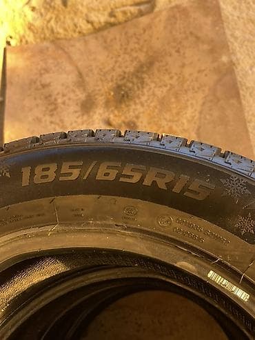 Шины и диски: Шины 185 / 65 / R 15, Зима, Б/у, Комплект, Легковые — 3