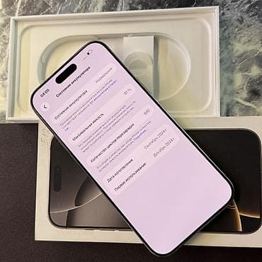 apple iphone 8 plus: IPhone 16 Pro Max, Б/у, 512 ГБ, Natural Titanium, Коробка, 91 % — 3