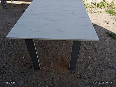 угловой диван бу: Кухонный стол, Прямоугольный, Нераскладной — 4