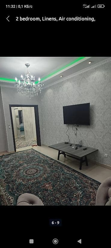 rent: Уютные, чистые квартиры в элитном доме в центре города Бишкек сутки — 3