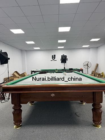 Бильярдные столы: Бильярдный «КОРОЛЕВСКИЙ» для русской пирамиды Размер - 12 фут Игровая — 7