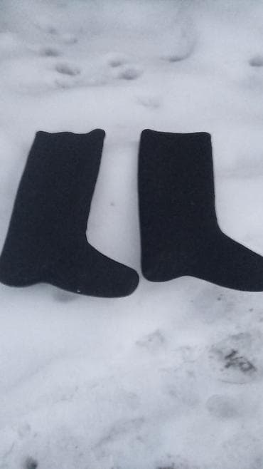 финские валенки: Валенки классические, чёрные - Материал: плотный войлок. - Высокие — 1