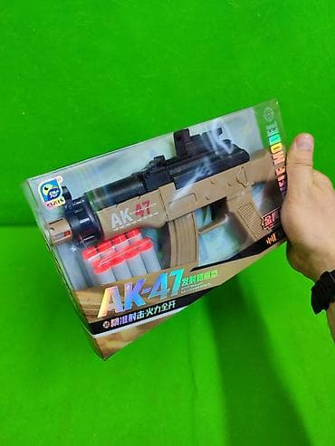 Детские электрокары: Автомат АК-47 мини нерф игрушек детская в ассортименте🔥 Комплектация — 4