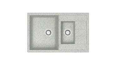цена на столешницы для кухни: Кухонная мойка Glanz Блонди J210 Каменная мойка из литого мрамора — 3