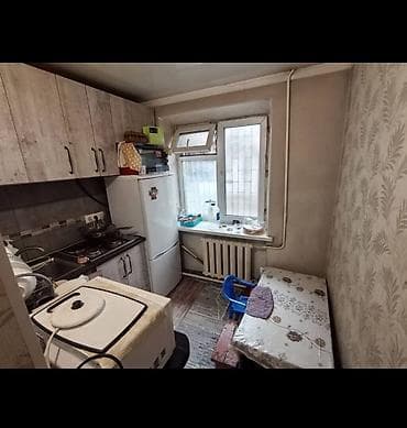 Квартиры: 1 комната, 31 м², Пишпек 104 серия, 1 этаж, Косметический ремонт — 4