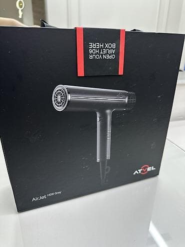 Техника и электроника: Фен ATVEL AirJet HD6 Gray - Мощный компактный фен в Т‑образном — 4