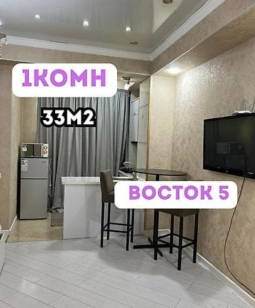 discovery studio: 1 комната, 33 м², Восток-5 мкр Элитка, 1 этаж, Евроремонт — 1