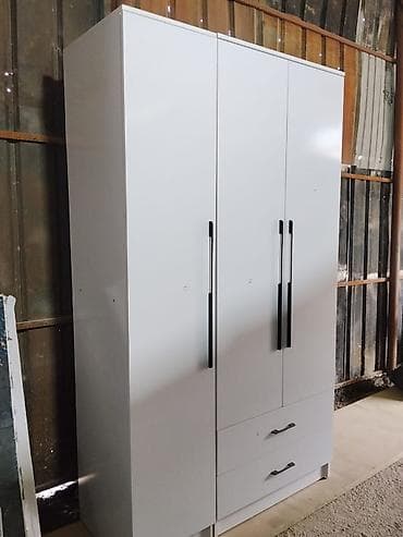 зеркальный стол: Шифоньер, шкаф для одежды, Новый, Прямой, ЛДСП — 10