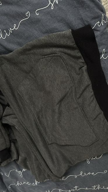 tech flis: Толстовка Nike original с капюшоном, цвет темно‑серый (меланж) — 2