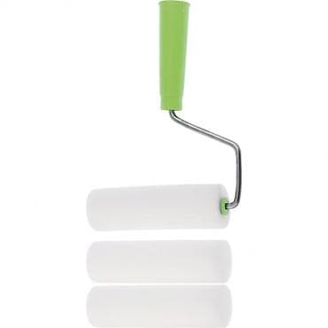 валик прикаточный: Валик малярный с ручкой + 3 сменные ролика - Тип: валик для окраски - — 1